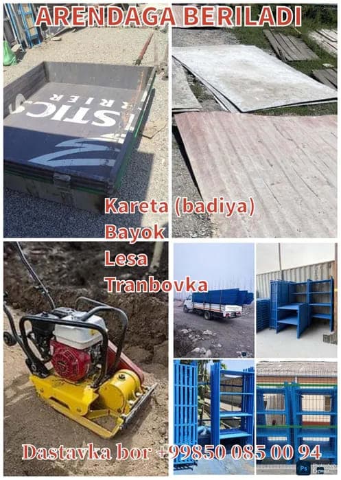 ARENDAGA BERILADI Lesa badiya kareta bayok Trambovka aparat